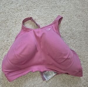 Gymshark Pink High-Neck Sports Bra